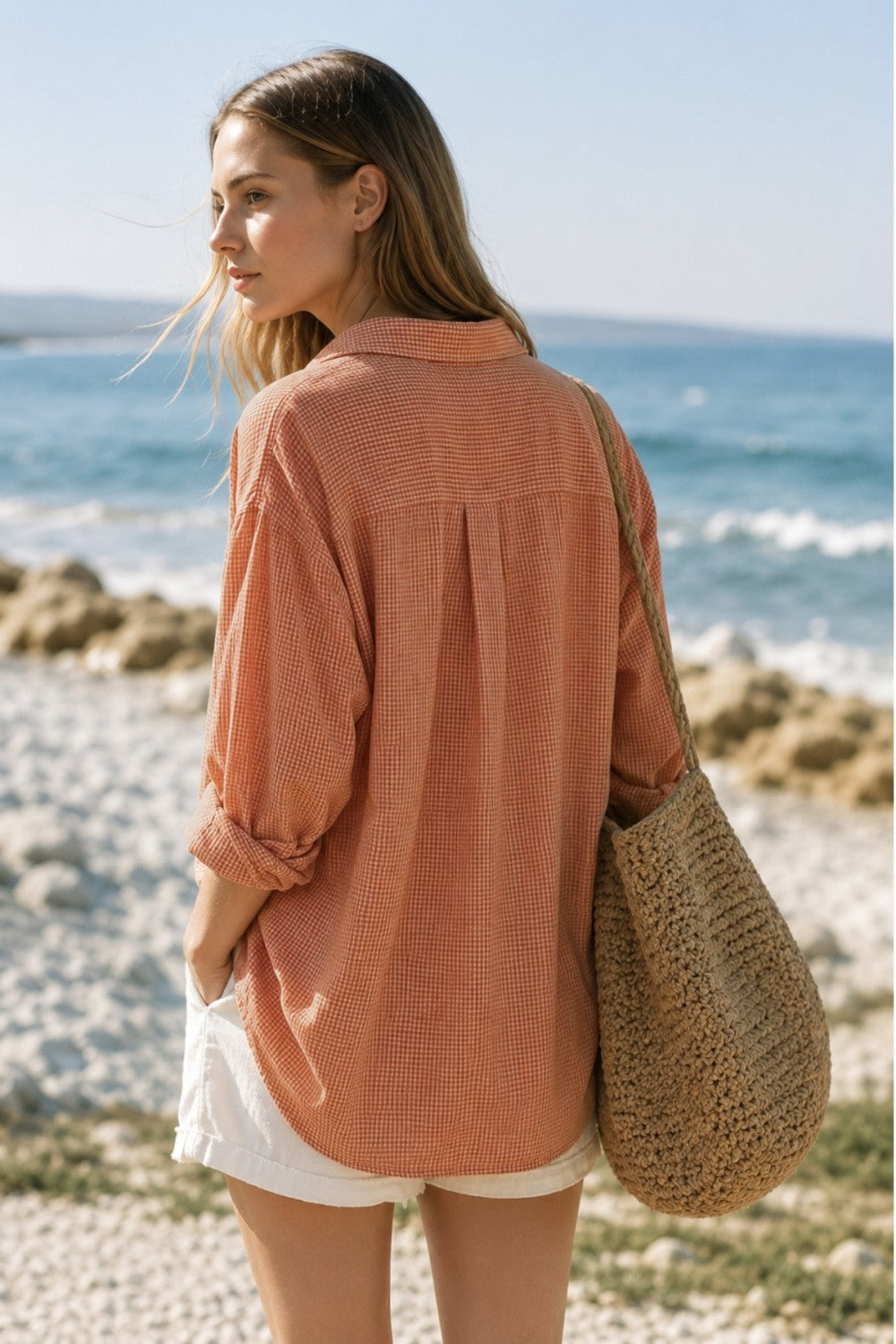 Check Button Down Shirt