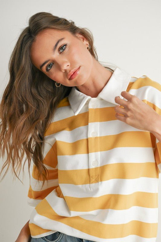 Striped Polo Shirt