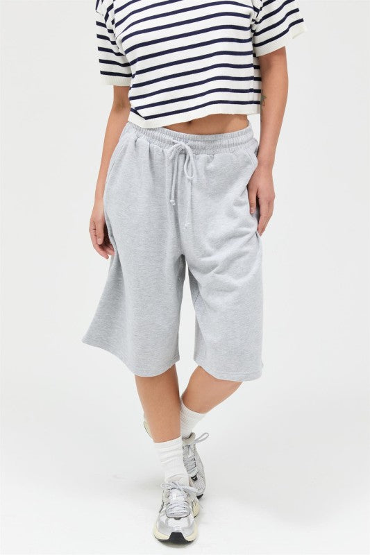 French Terry Bermuda Short