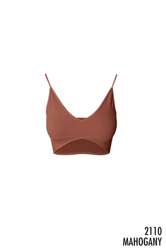 Ribbed Triangle Bralette