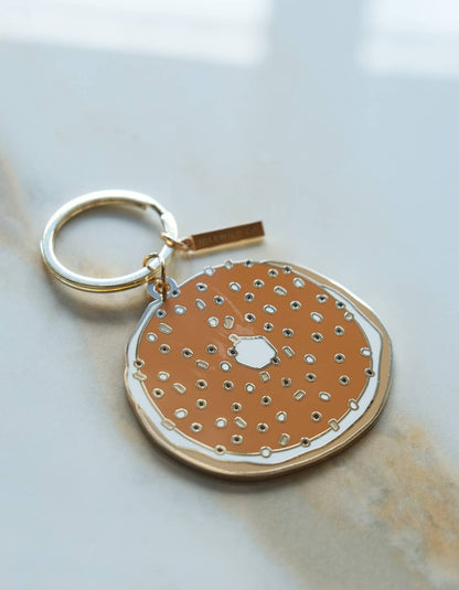 Bagel Keychain