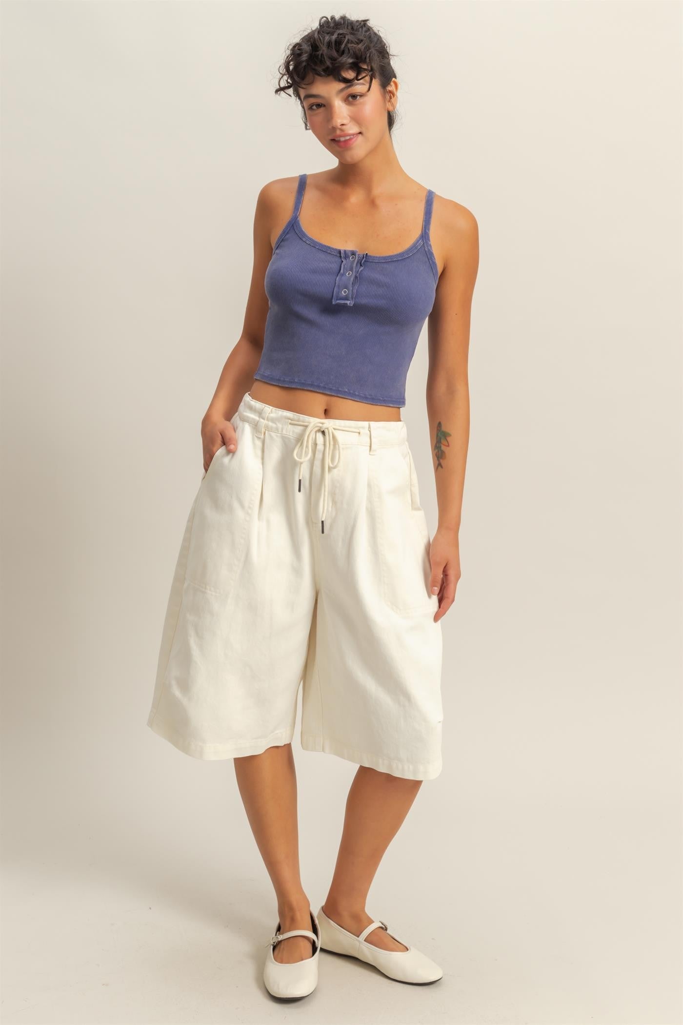 Wide Leg Jorts