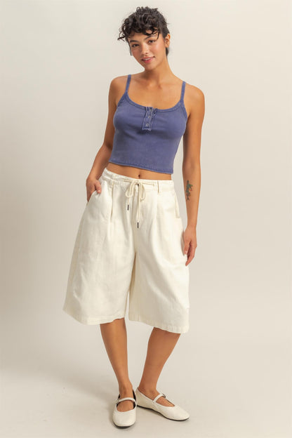 Wide Leg Jorts