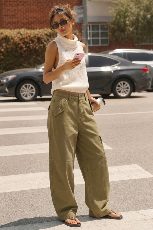 Cargo Barrel Pants