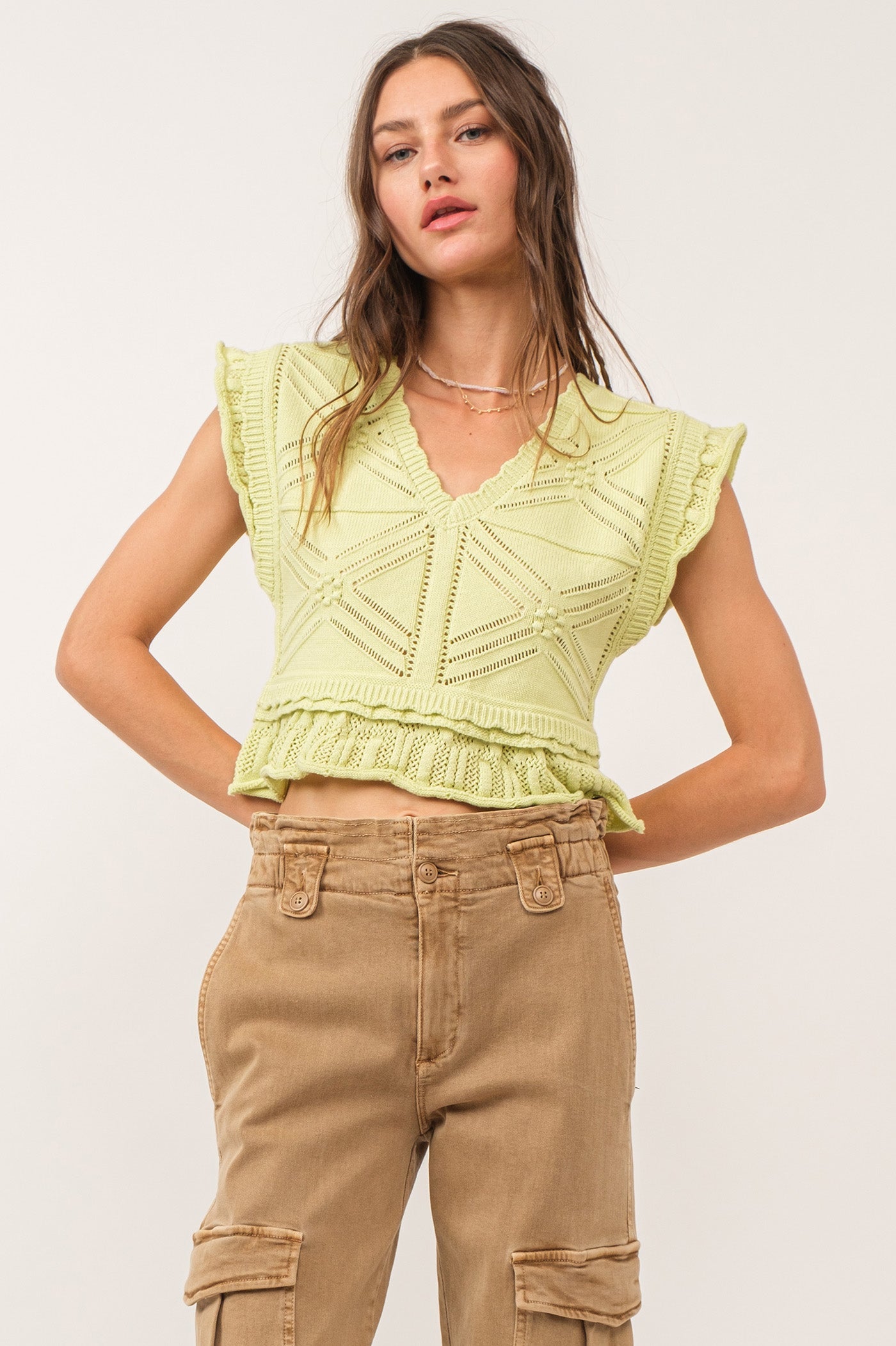 Delaney Peplum Top