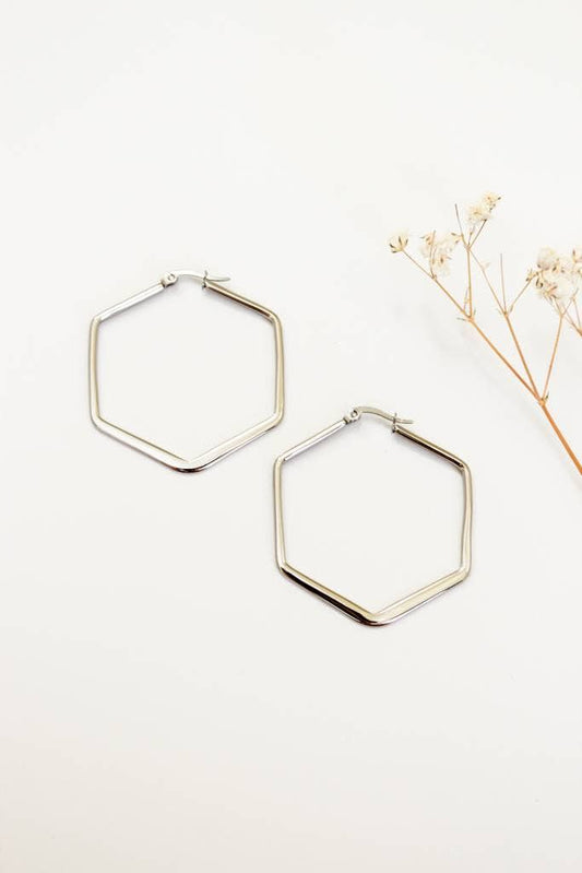 Silver Lining Earrings - Made by Survivors