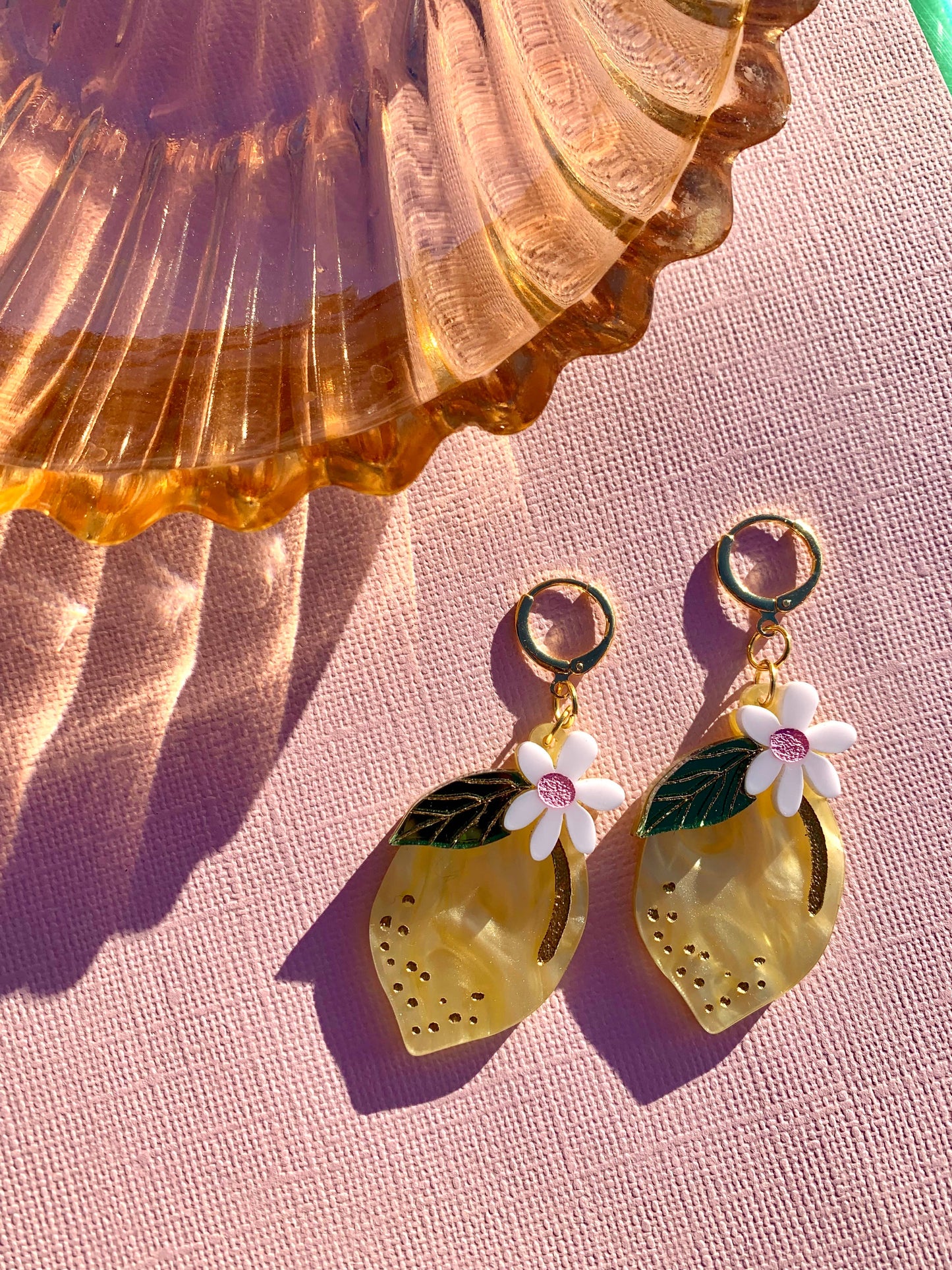 Lemon Earrings