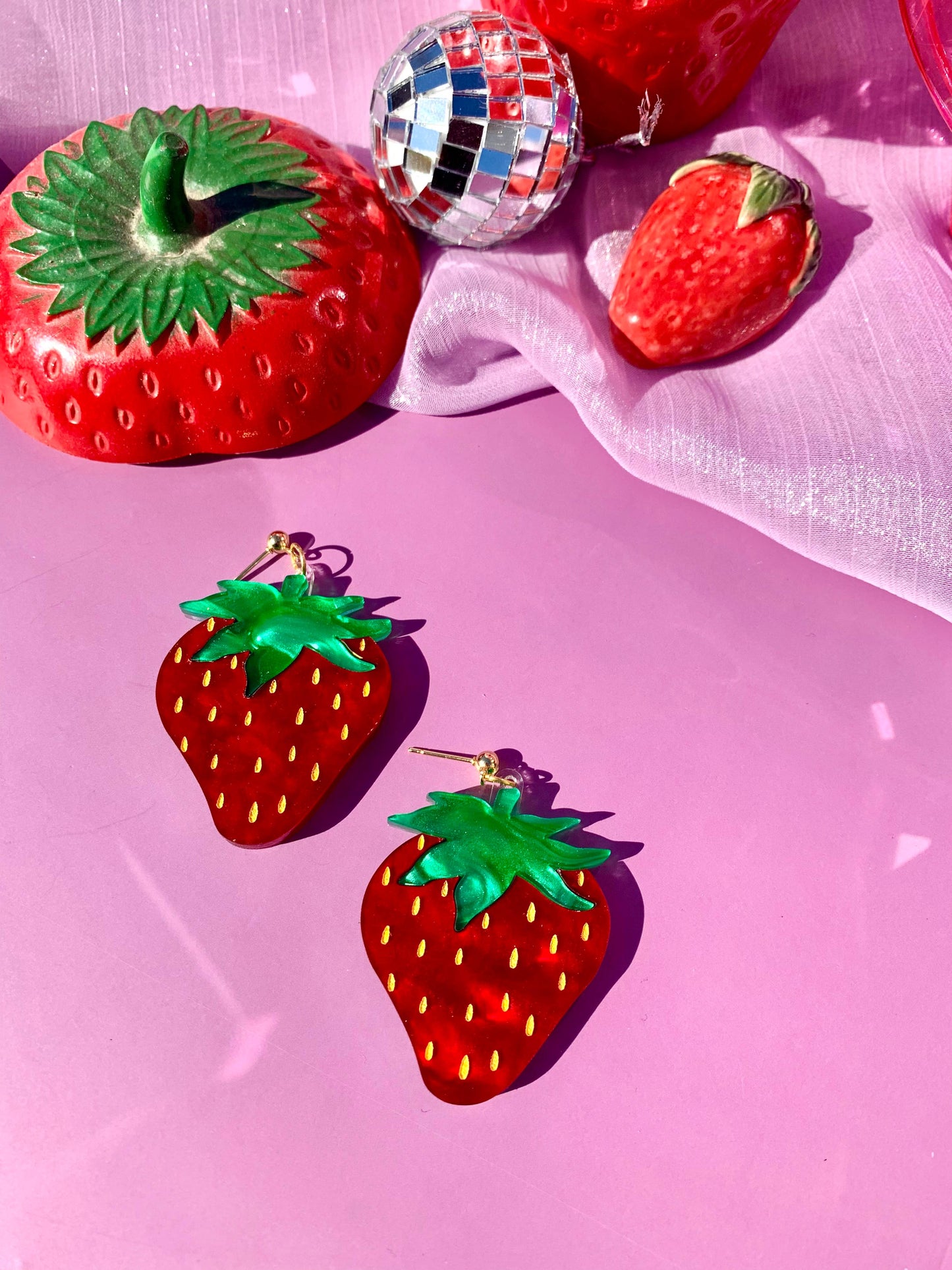 Strawberry Earrings