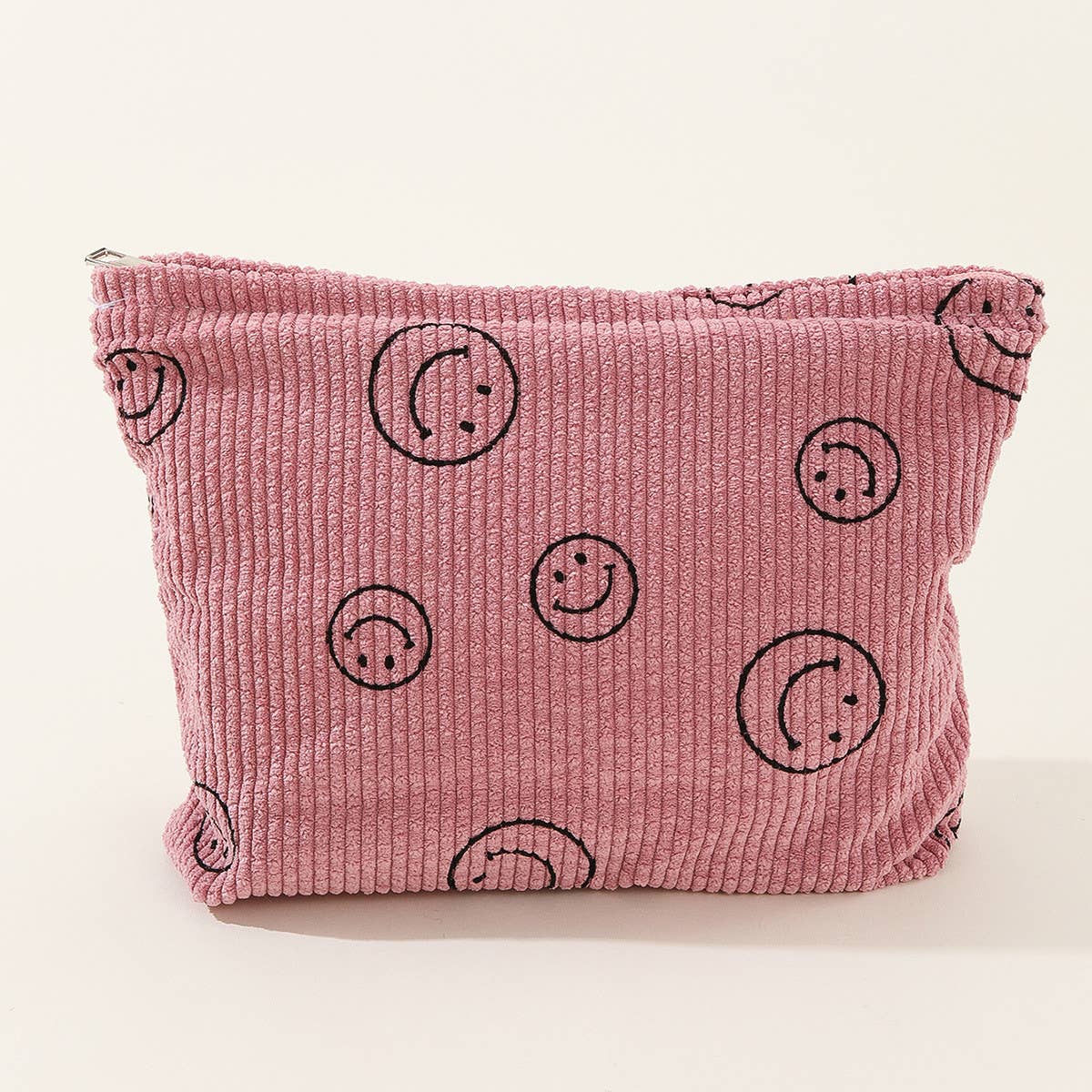 Smiley Face Cosmetic Pouch